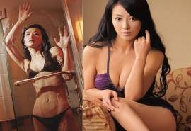 陈紫函湿身性感桌面壁纸