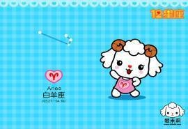 可爱的卡通形象之十二星座创意个性图片桌面壁纸