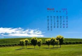 2015年3月日历壁纸精选大自然娴静优美风景主题素材图片合集下载第二辑