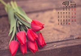 2015年4月日历勃发生命力的春季绿色花草植物高清电脑图片桌面壁纸(7)