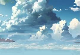 动漫迷最爱的卡通动漫天空背景素材图片电脑桌面壁纸4