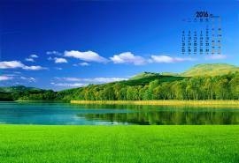 2016年1月日历高清风景壁纸图片4下载
