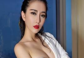 嫩模傅诗瑶性感妖媚图片壁纸