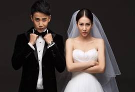 李茂弦子婚纱照图片电脑高清壁纸