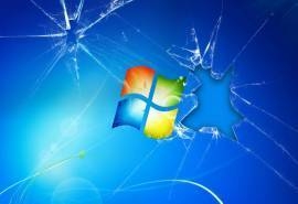 win7逼真高清桌面碎屏壁纸下载