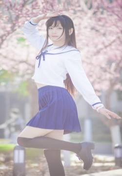 日系JK制服美女清新写真iphone6splus壁纸