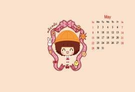2016年5月日历摩丝摩丝经典壁纸