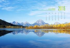 2016年6月日历唯美自然风景图片电脑壁纸大全