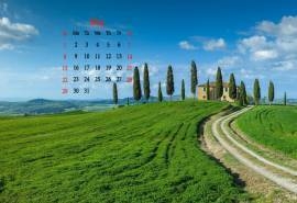 2016年5月日历高清美丽风景壁纸