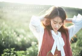 唯美励志语录美女图片桌面壁纸