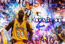 NBA球星科比创意涂鸦海报高清电脑桌面壁纸
