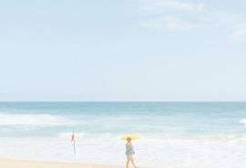 夏日唯美小清新海边风景图片桌面壁纸