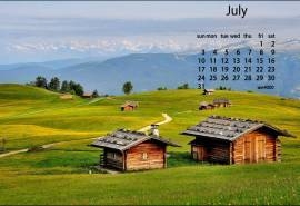 2016年7月日历精选最美风景电脑桌面壁纸下载