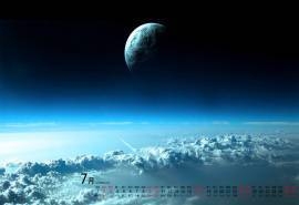 2016年7月日历星空传奇高清电脑桌面壁纸