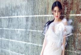 张馨予性感婚纱摄影高清桌面壁纸