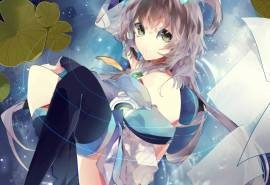 洛天依壁纸（二）：好看的动漫美少女超清壁纸合集