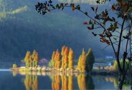 深秋秀丽山水风景清新高清摄影壁纸下载