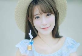 韩国美女yurisa户外甜美迷人的写真图片桌面壁纸