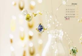 2017年1月唯美温馨家居静物高清日历壁纸  第一辑