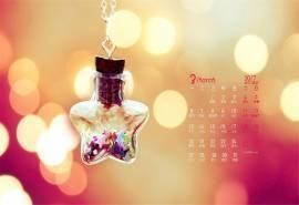 2017年3月唯美意境风景日历壁纸