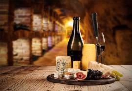 美味的葡萄酒与葡萄高清桌面壁纸下载