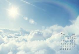 2017年6月唯美的自然景色高清日历壁纸