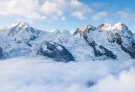 美丽的冬日雪景风景图片高清宽屏壁纸