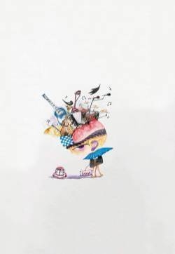 创意手绘动漫插画高清手机壁纸