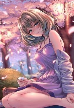 高垣枫同人手绘动漫美女卡通手机壁纸图片