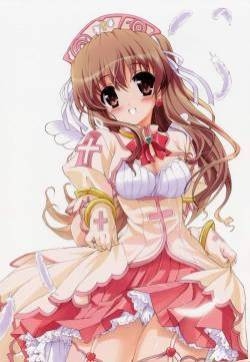 乃木坂春香手绘动漫卡通美女手机壁纸图片
