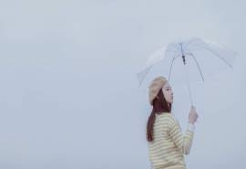 日系小清新美少女户外写真图片桌面壁纸