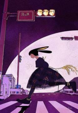 唯美卡通人物插画高清手机壁纸