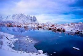 浪漫冬日雪景唯美高清桌面壁纸