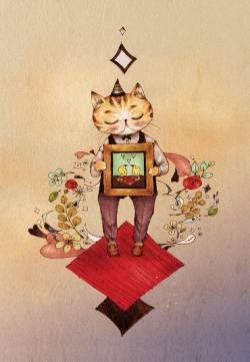 简约卡通人物创意手机壁纸