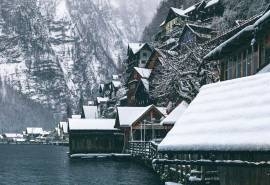 清新唯美雪景图片桌面壁纸