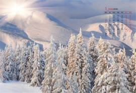 2019年1月大自然唯美雪景高清日历壁纸
