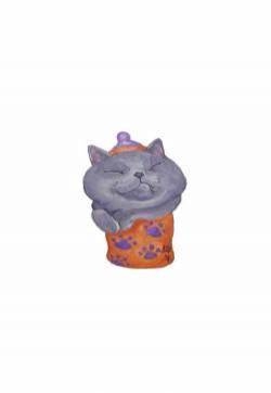 可爱纸杯小猫咪高清手机壁纸