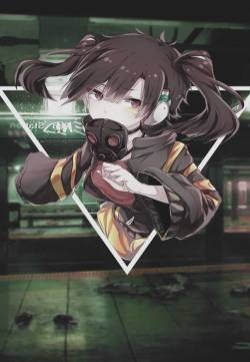 清新可爱的动漫少女手机壁纸