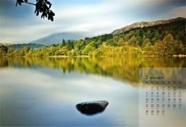 2019年1月大自然山水风景高清日历壁纸