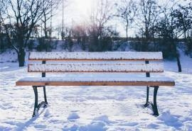 纯净冬日雪景唯美高清桌面壁纸