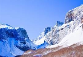 唯美长白山雪景高清桌面壁纸