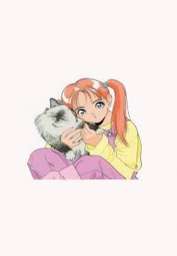 卡通美少女插画图片手机壁纸