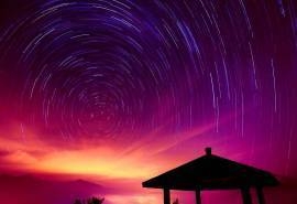 天蝎座流星雨唯美图片桌面壁纸