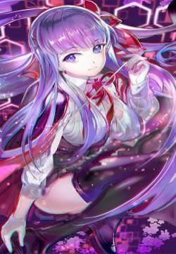 可爱迷人动漫美女手机壁纸图片