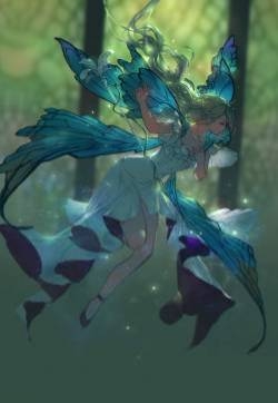 个性清新动漫少女手机壁纸