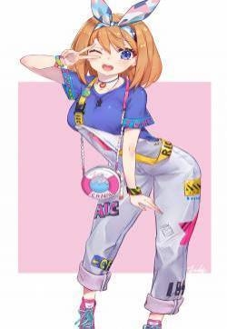 卡通二次元美女手机壁纸图片