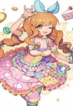 俏皮可爱动漫美女手机壁纸