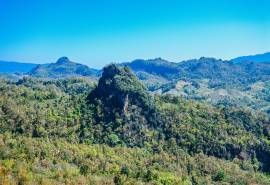 绿色护眼山川风景图片电脑壁纸