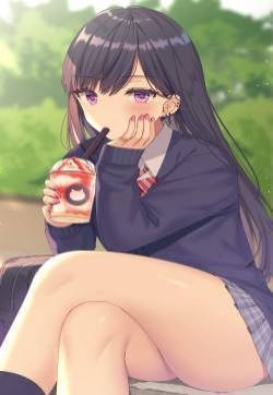 美腻可爱动漫少女手机壁纸