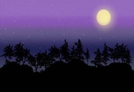 超美星空夜景图片电脑壁纸